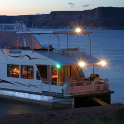 Lighted Boat