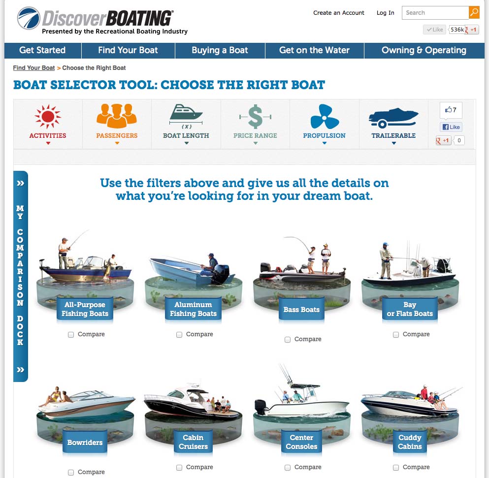 Boat Selector Tool